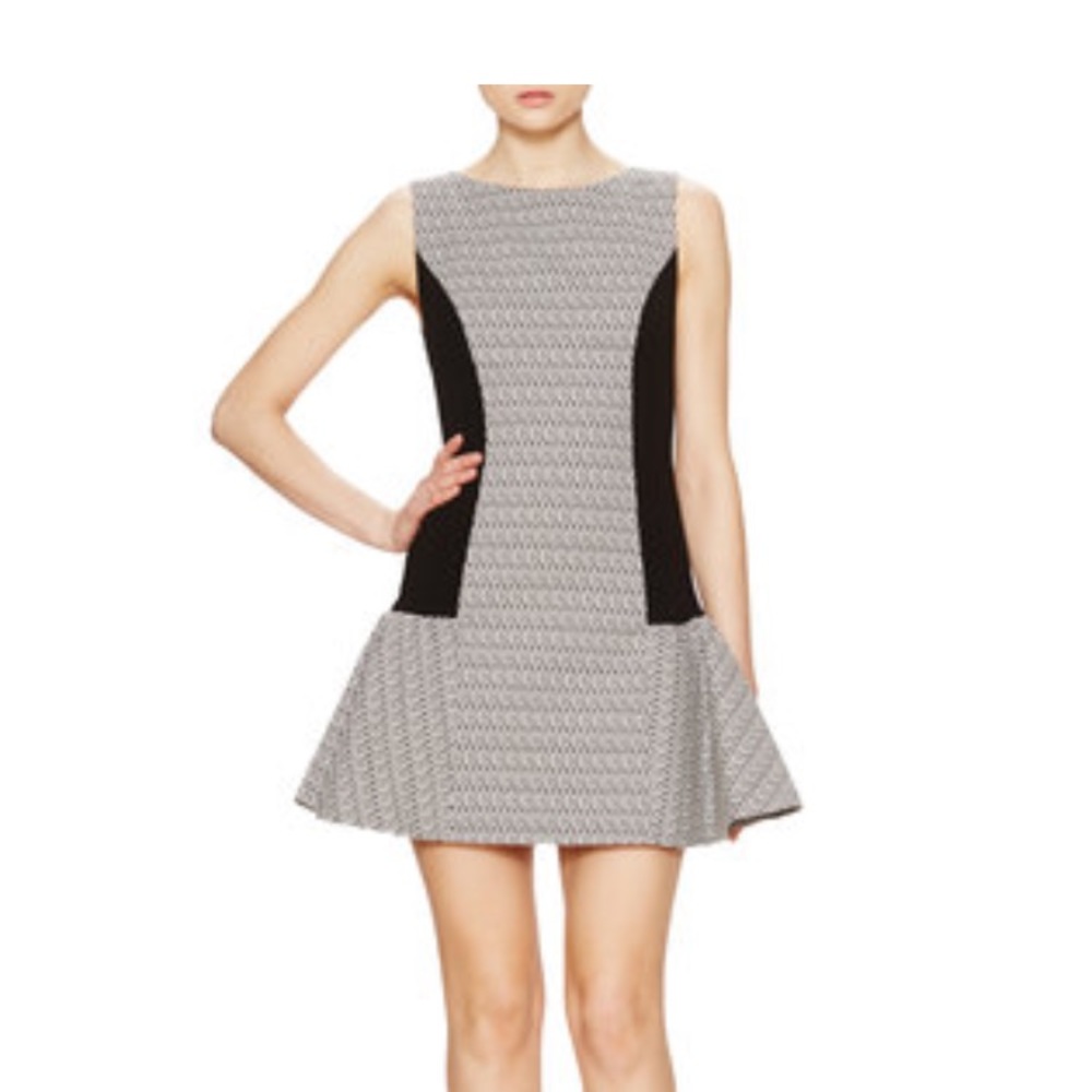 Alice and Olivia black and white dress